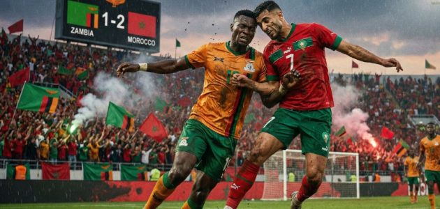 تفاصيل مباراه زامبيا ضد المغرب مساء الاثنين Zambia vs Morocco