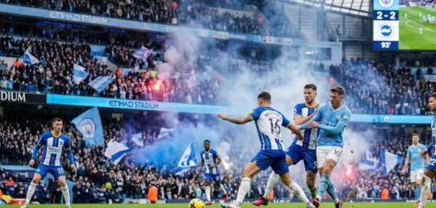 تفاصيل مباراة مانشستر سيتي ضد برايتون مساء الاربعاء man city vs brighton