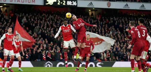 تفاصيل مباراة أرسنال ضد ليفربول مساء الخميس Arsenal vs Liverpool